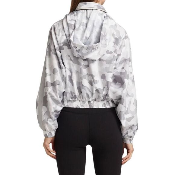 NEW Blanc Noir Tempest Gray Camo Wind Jacket Size Small - Picture 5 of 10